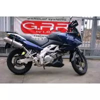 Pot gpr tri-ovale inox - homologué  - suzuki v-strom 1000 2003/12