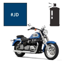 Peinture en spray triumph caspian blue pearl 800 bonneville america 2002-2004