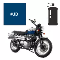 Peinture en spray triumph caspian blue pearl 900 scrambler 2006-2007