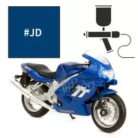 Peinture triumph caspian blue pearl 600 tt 2001-2002