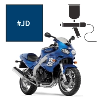 Peinture triumph caspian blue pearl 955 sprint rs 2003