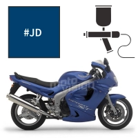 Peinture triumph caspian blue pearl 955 sprint st 2003-2004