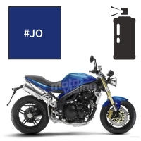 Peinture tricouche en spray triumph neon blue 1050 speed triple 2005-2006