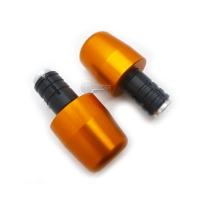 Paire d'embouts de guidon womettech universels 17-18mm en aluminium anodisé