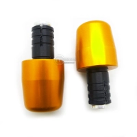 Paire d'embouts de guidon womettech universels 13-14mm en aluminium anodisé