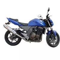 Pot gpr tri-ovale inox - homologué  - kawasaki z 750 - s 2004/06