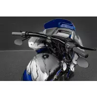 1991-2024 killer custom "back saver" méga guidon incliné en t (avec option de compteur de vitesse stealth view) 10"