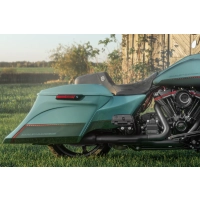 Sacoches allongées et kit de garde-boue touring 7" 2014-2023 avec couvercles et caches latéraux, taille universelle, tous les autres pays