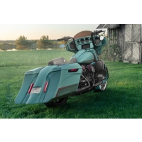Sacoches allongées et kit de garde-boue touring 7" 2014-2023 avec couvercles et caches latéraux, taille universelle, tous les autres pays