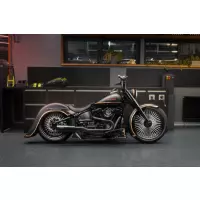 Garde-boue arrière extensible m8 softail 2018  2025, pour pneus 180-200 low rider fxlr/fxlrs / sport glide flsb