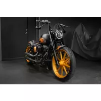 Softail slim flsl fls/s "monarch" 2" guidon 8" de haut