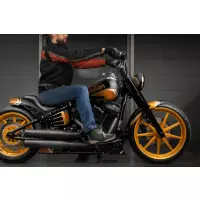 Softail slim flsl fls/s "monarch" 2" guidon 8" de haut