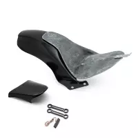 Garde-boue arrière m8 softail "bobbstr" 2018-2025 deluxe/heritage/slim/low rider/sport glide pour pneus larges 150-170 avec entretoises métalliques