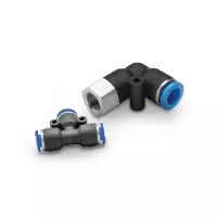 Jeu de raccords pneumatiques enfichables 6 mm (1/4")
