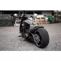 Support de plaque d'immatriculation tous les modèles softail 2008-2025 2018-2025 tous les modèles softail (milwaukee-eight m8) côtés gauche uniquement