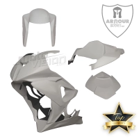 Kit carénage fibre flexoresin apprêté bmw s1000rr 2009-2011 sans catalyseur