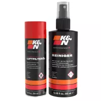 Kit d'entretien k&n nettoyant + graisse