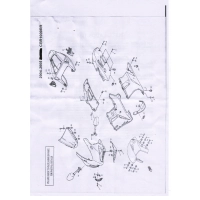 Kit visserie de carénage d'origine honda cbr 1000rr 2004-2005