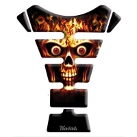 Protège réservoir autocollant squelette