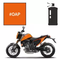 Peinture en spray adrenaline orange pearl ktm duke 690 2008-2015