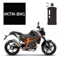 Peinture en spray  noir mat ktm duke 690 duke r 690 2008-2015