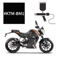 Peinture noir mat ktm duke 125 2011-2018