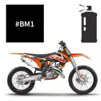 Peinture en spray  noir mat ktm sx 125 150 200 250 sx-f 250 350 450