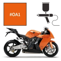 Peinture tricouche ktm adrenaline orange ktm rc8 1190 2008-2010