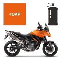 Peinture en spray adrenaline orange pearl ktm supermoto 990 2009-2012