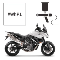 Peinture ktm crystal white pearl ktm 990 smt 2009-2013