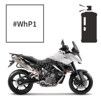 Peinture en spray crystal white pearl ktm 990 smt 2009-2013