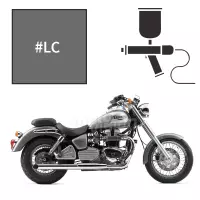 Peinture triumph graphite 800 bonneville america 2002-2006