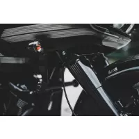 Barre de support de carénage inférieure noire, road glide fltrx/fltru, 2015  2023