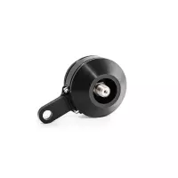 Kit de manomètre noir monté sur boîte à bascule « milwaukee-eight » (taille de tuyau 5/32 (4 mm))