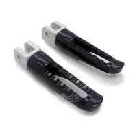 Paire de reposes pieds courts avec adaptateur d'angle