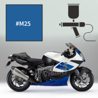 Peinture bmw lupin blue pearl k 1300 s hp 2012