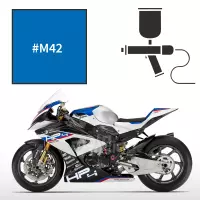 Peinture bmw racing blue hp4 race 2017-