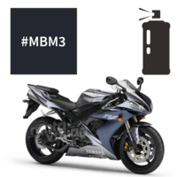 Peinture tricouche en spray yamaha matt blue metallic 3 gun smoke r1 2005