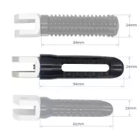 Paire de reposes pieds courts