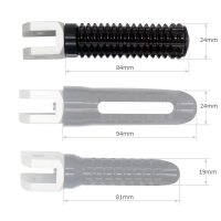 Repose pieds en aluminium racing