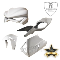 Kit carénage fibre flexoresin apprêté mv agusta f3