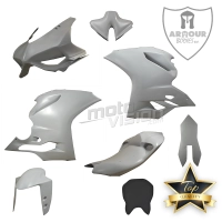 Kit carénage fibre flexoresin apprêté ducati panigale 1199