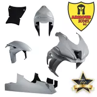 Kit carénage fibre flexoresin apprêté kawasaki zx10r 2016-2019