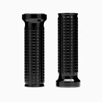 Poignées aluminium mo.grip noires sans embouts motogadget