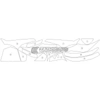 Film de protection anti-gravion eazi-guard® pour yamaha  yzf-r1  2015-2017