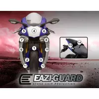Film de protection anti-gravion eazi-guard® pour yamaha  yzf-r1  2015-2017