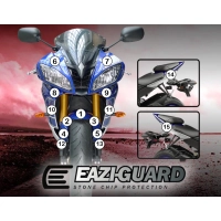 Film de protection anti-gravion eazi-guard® pour yamaha  yzf-r6  2008-2016