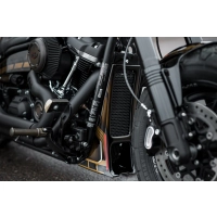 Cache radiateur softail m8 série "aggressor" 2018-2024