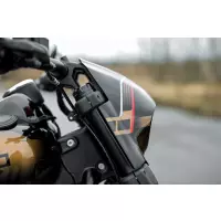 Carénage de phare softail fat bob fxfb fxfbs série "aggressor" 2018-2025