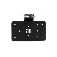 Support de plaque d'immatriculation avec éclair pour la suisse 180x140 mm